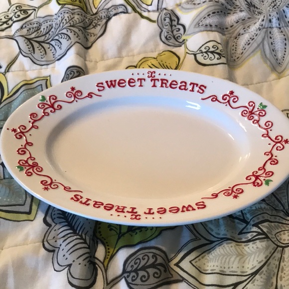 Hallmark Holiday Hallmark Sweet Treats Santa Dessert Plate Dish
